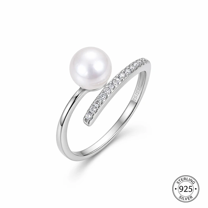 Pearl Open Ring
