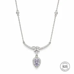 Baby Pink Drop Necklace