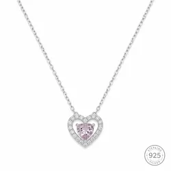 Blush Heart Necklace