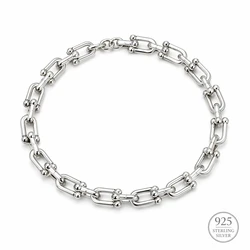 Silver Paperclip Link Bracelet