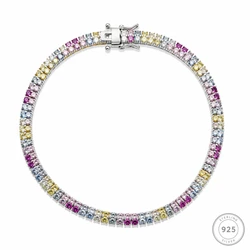 Rainbow Classic Tennis Bracelet