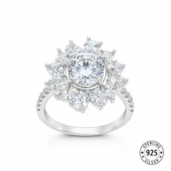 Vintage Floral Halo Ring
