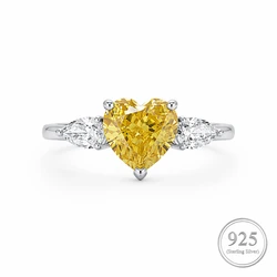 Yellow Heart Ring