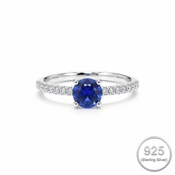 Blue Sapphire Solitaire Ring