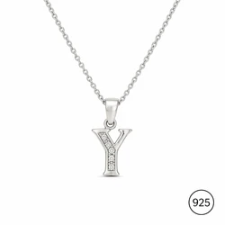 Initial Y Necklace