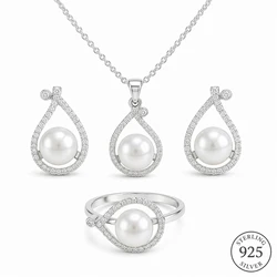 Teardrop Pearl Set